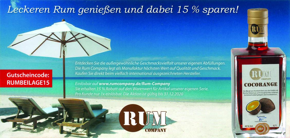 Gutschein Rum Company (Bild: Rum Company GmbH)