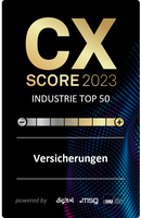 Customer Experience (CX)-Score 2023 / Versicherungen