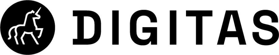 Das neue Logo von Digitas enthält noch das Pixelpark-Einhorn