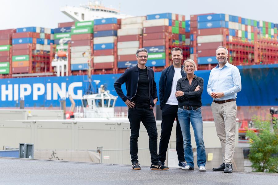 Führungsquartett bei Front Row (Sabine Jünger, Daniel Andrlik, Benjamin Weyrich und Niall Donohoe)