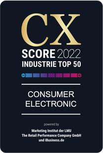 Customer Experience (CX)-Score 2022 / Consumer Electronic-Branche