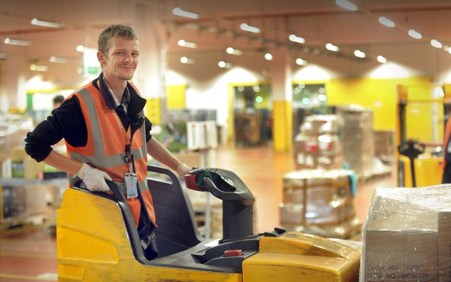 Amazon-Logistikzentrum in Dortmund.