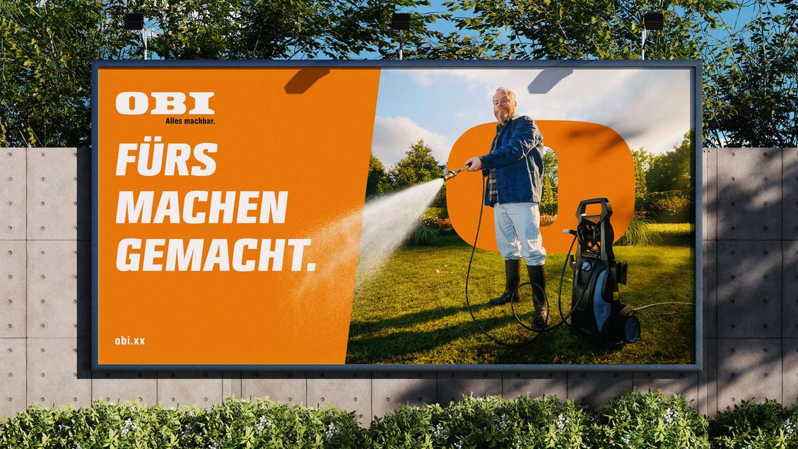 Mit der aktuellen Frühjahrskamapgne positioniert sich Obi ebenfalls als Partner auf Augenhöhe, der Menschen befähigt, ihre Vorhaben selbst umzusetzen. (Bild: Obi)