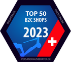 Top 50 B2C Shops Schweiz 2023