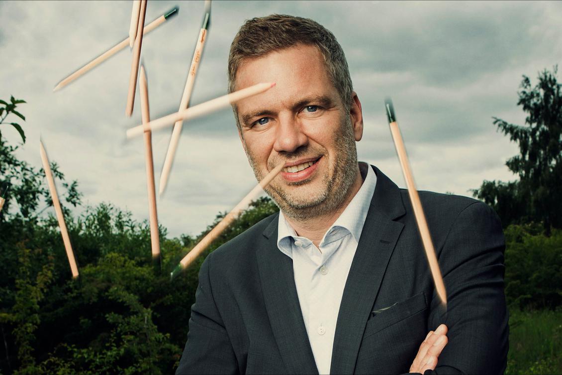 Michael Stausholm hat Sprout 2013 gegründet. Das Start-up verkaufte seitdem mehr als 18 Millionen pflanzbare Stifte in 80 Länder. (Bild: Sprout World)