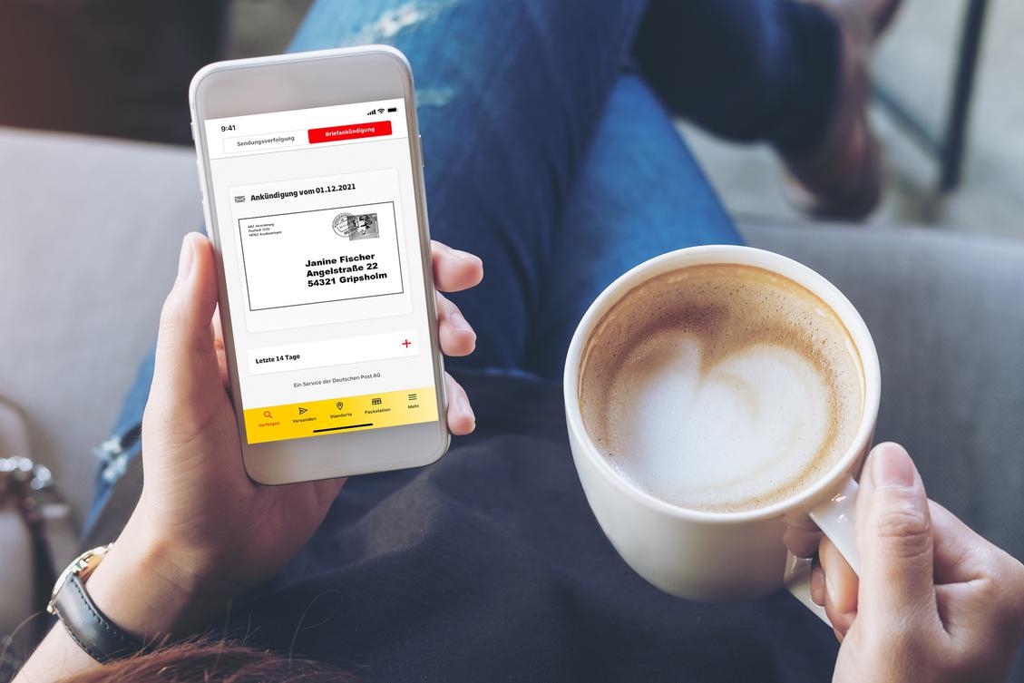 Briefankündigung (Bild: Deutsche Post)