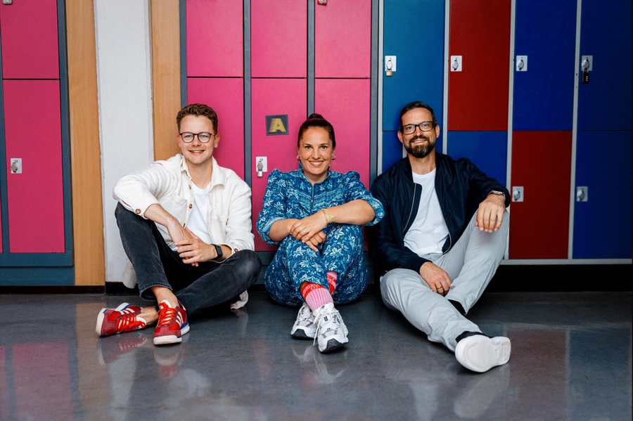 Malte Hedderich, Eugenia Lagemann, Michael Schillinger (Bild: Sabine Skiba für fischerAppelt)