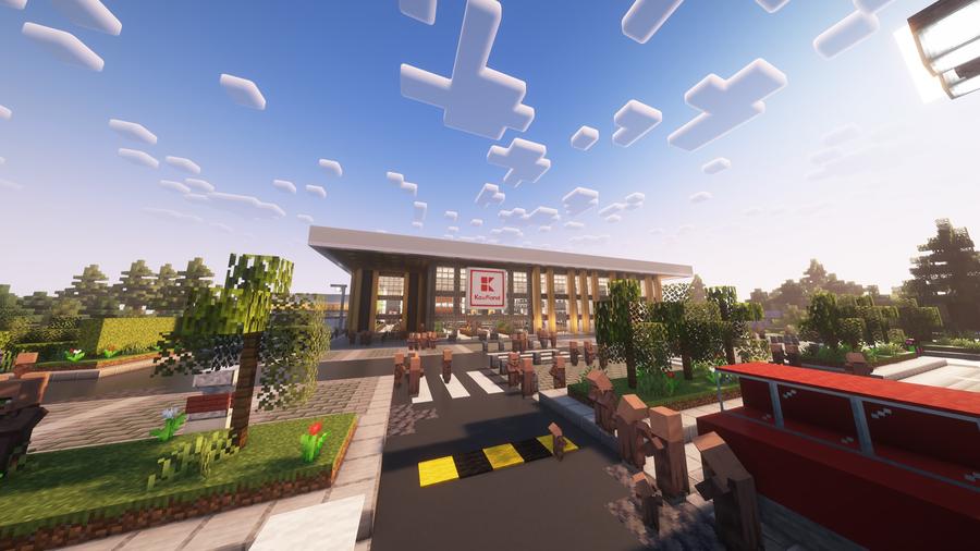 Kaufland goes Minecraft: Eine virtuelle Filiale für Online-Gamer (Bild: Kaufland)