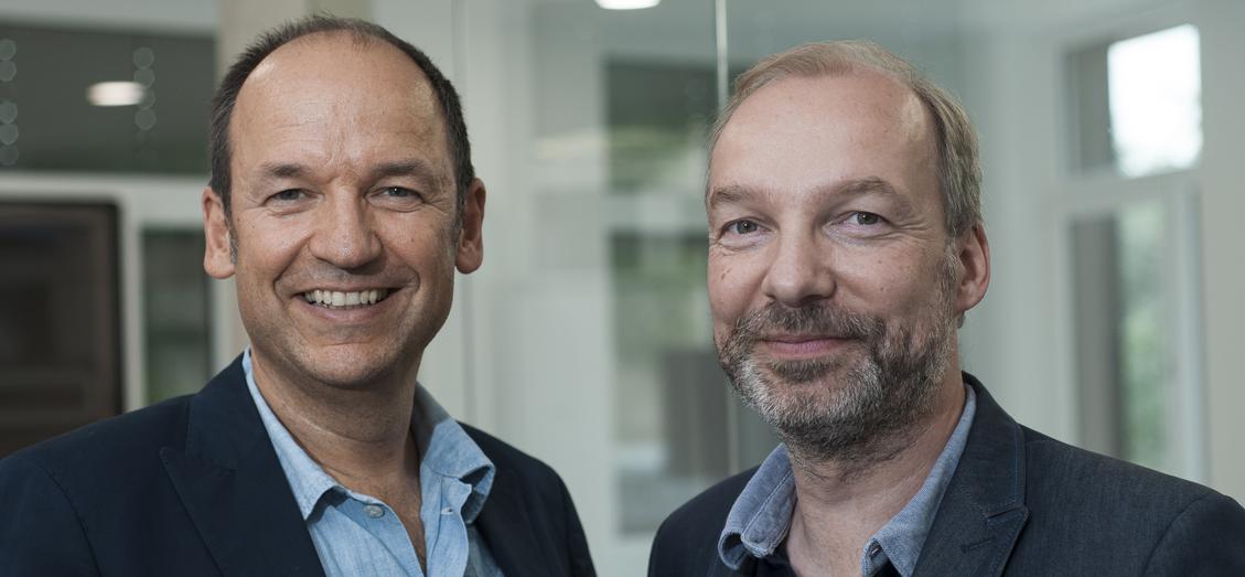 Ralf Pispers und Ingo Gregus, bisher .dotkomm GmbH, wechseln ab August in die Geschftsfhrung der neuen adesso experience GmbH. (Bild: .dotkomm)
