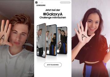 TikTok-Kampagne von Samsung mit Influencern Falco Punch und Selina Mour