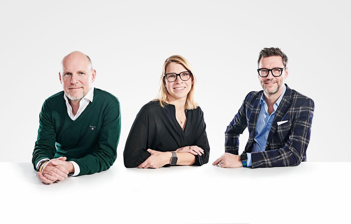 Die Geschäftsführung von Diconium: Daniel Rebhorn, Anja Hendel, Andreas Schwend (v.l.). (Bild: Diconium)