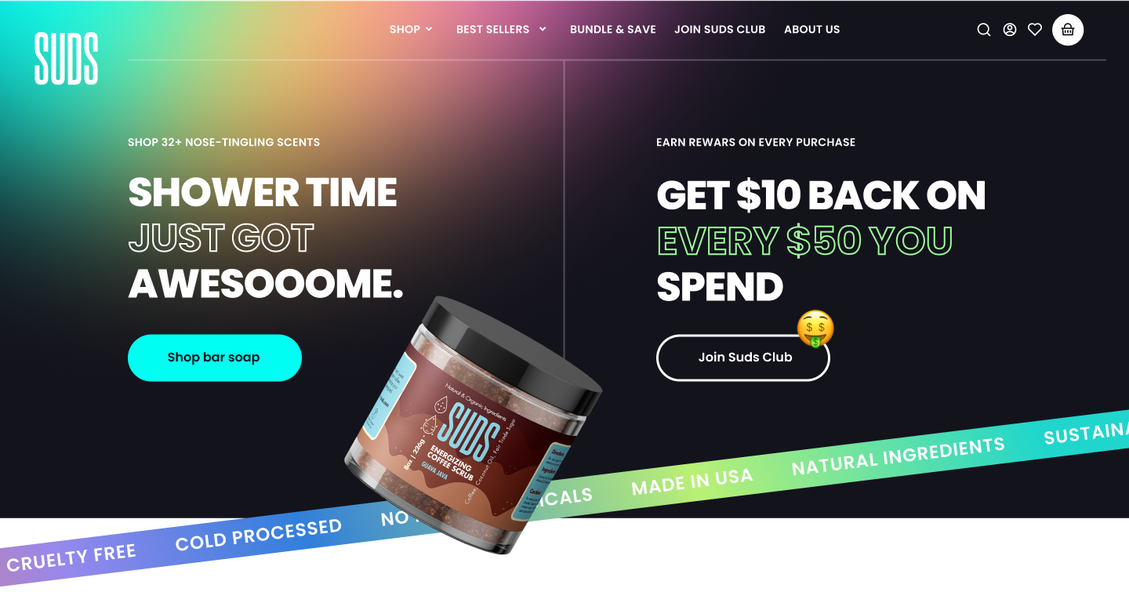 Webdesign-Trend 2025: UFO Design (Bild: Max Iver/ 99designs by Vista)