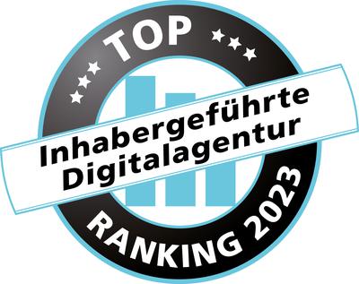 Ranking Inhabergeführte Digitalagenturen 2023