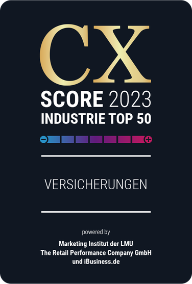 Das Siegel CX-Score in Gold geht an die Allianz Group. (Bild: HighText Verlag)