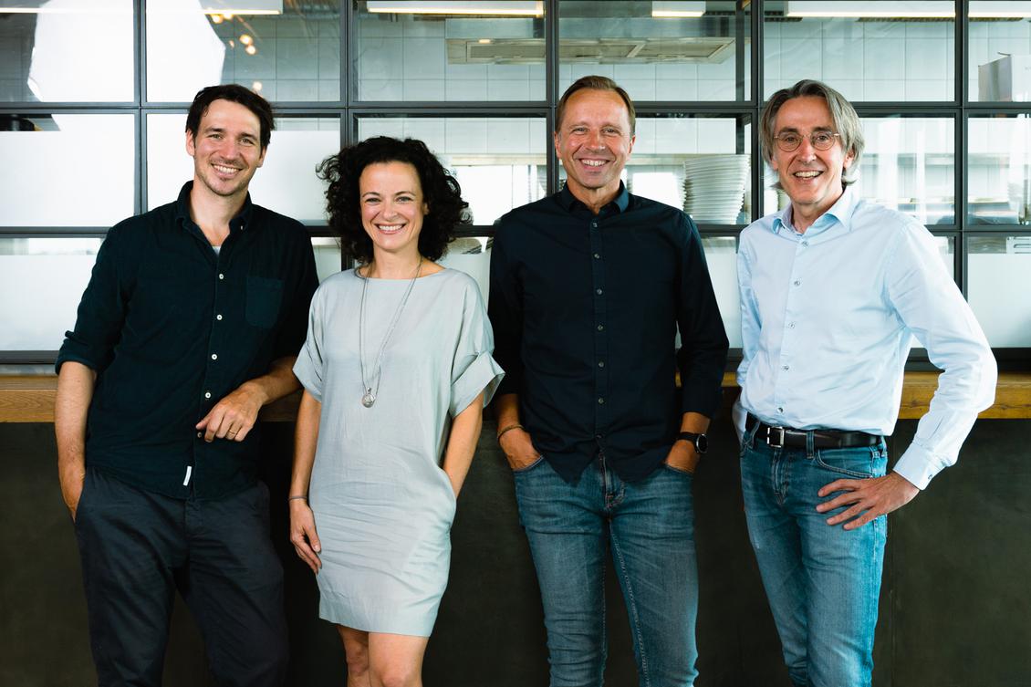 Von links: Felix Neureuther, Regina Unterforsthuber, Marc Socher und Martin Schnaack (Bild: Avantgarde Gruppe)