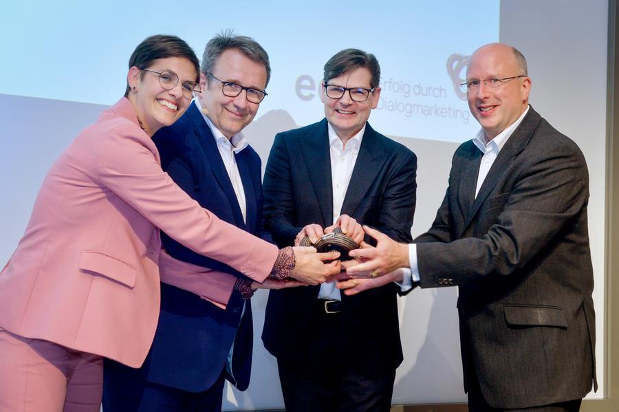 Nasrin Shaikh, Christian Peter, Arno Walter und Martin Nitsche (v.l.n.r.)
