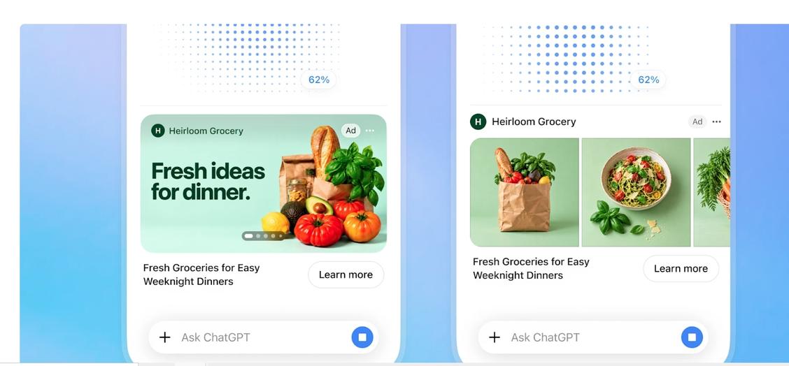 Werbung bei ChatGPT (Bild: OpenAI)