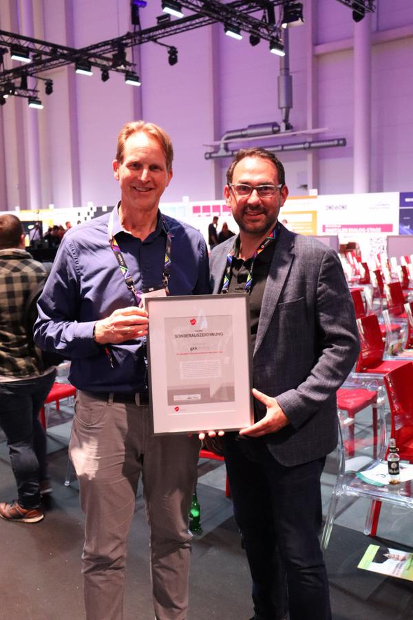 DDV-Sonderpreis für die gkk Dialoggroup (Bild: Sven Noherr)