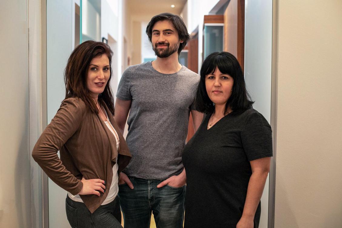 Das neue Dreiergespann für die Online-Angelegenheiten der PR-Agentur Himmelhoch: Nadja Nemetz, Alexander Ebhart und Isabella Andric (v.l.) (Bild: Himmelhoch PR)